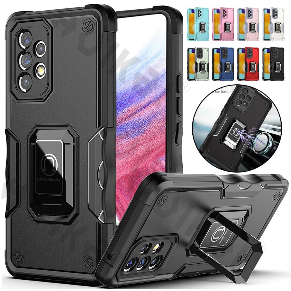 HUIKAI Case For Samsung Galaxy A53 A33 A23 S22 S21 Note 20 Ultra Plus Camera Lens Protection Camera Lens Protection Stan