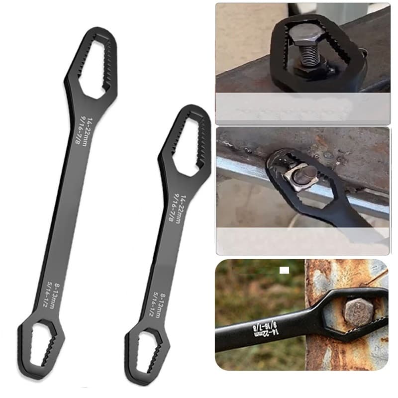 Universal Torx Wrench Self-tightening Adjustable Glasses Wrench Board Double-head Torx Spanner Hand Tools for Factory