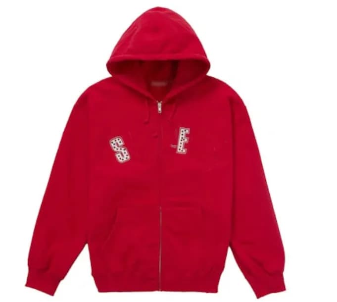 Sweat à capuche de marque de créateur, style rétro américain, haute qualité, fermeture éclair et broderie.