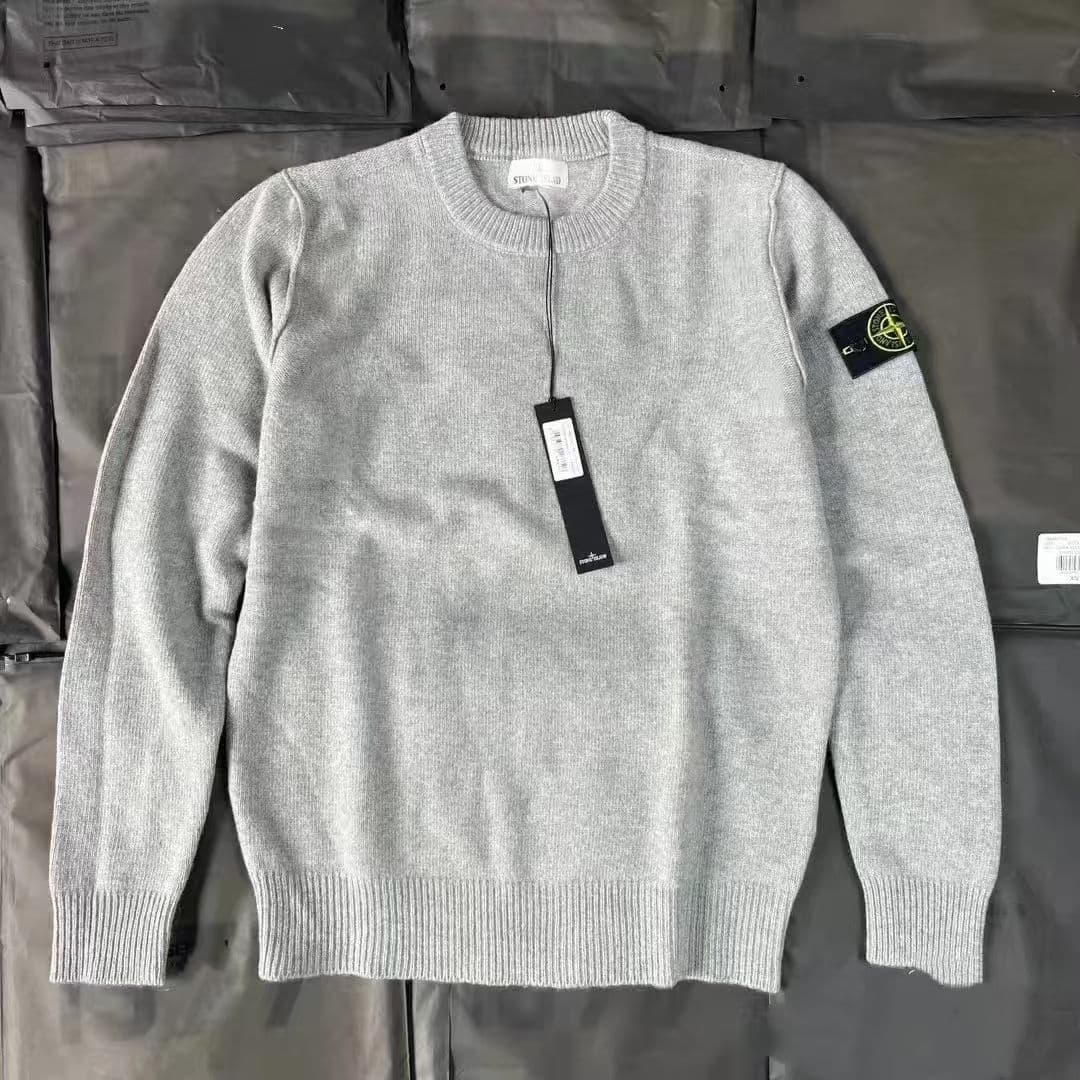 Pull col rond ample décontracté unisexe tricoté couche de base pour couple