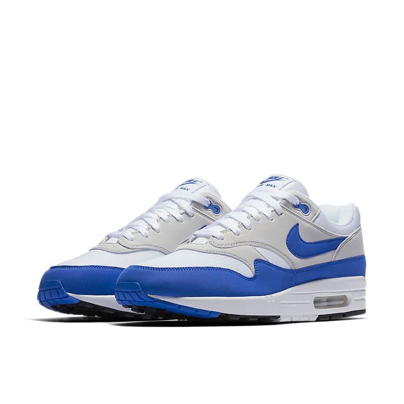 Baskets Air MaxS 1 87 Designer, chaussures de running pour hommes et femmes, bleu universitaire, pack City, Parra Live Together, bleu marine nuit, ro