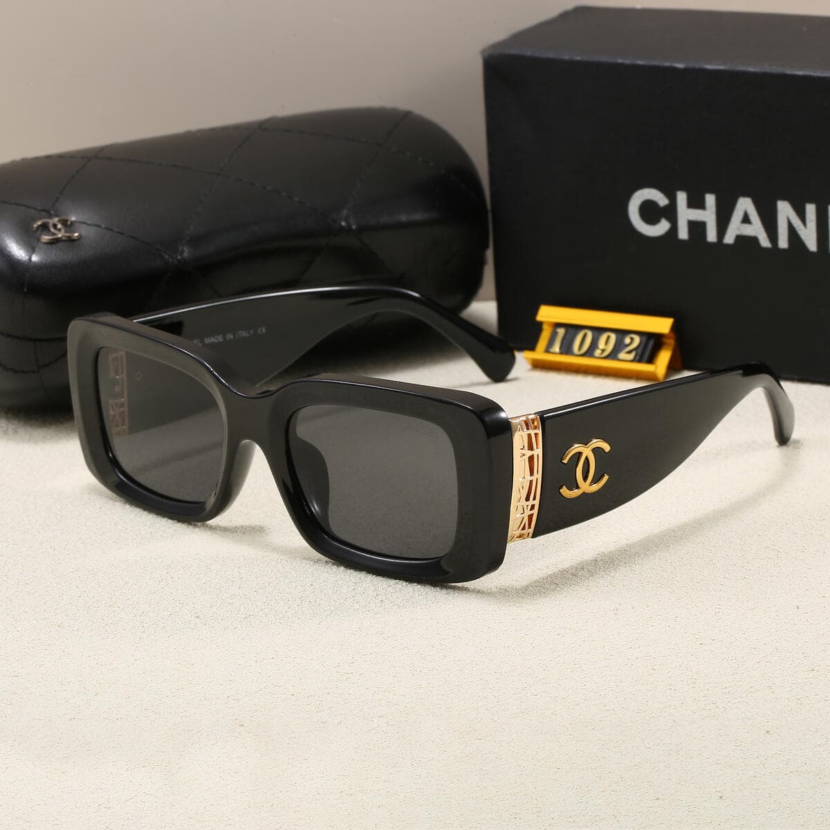 Lunettes de soleil C Hanel, nouvelles lunettes de soleil tendance, lunettes de soleil décontractées pour couples, résistantes aux rayons UV et aux