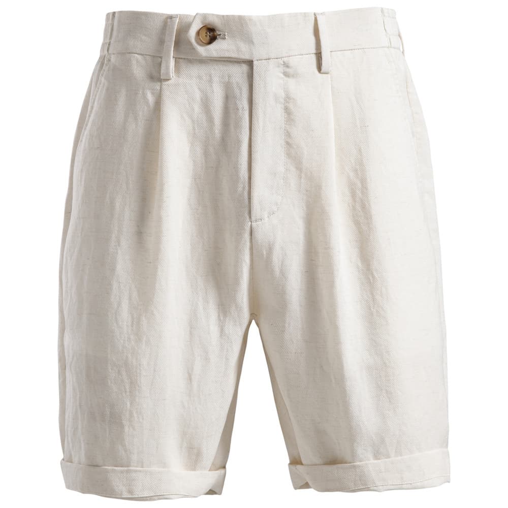Men's Premium Lyocell Cotton Shorts – Business Casual 5-Inch Elastic Waist Shorts | Old Money Aesthetic & Breathable Summer Wear​