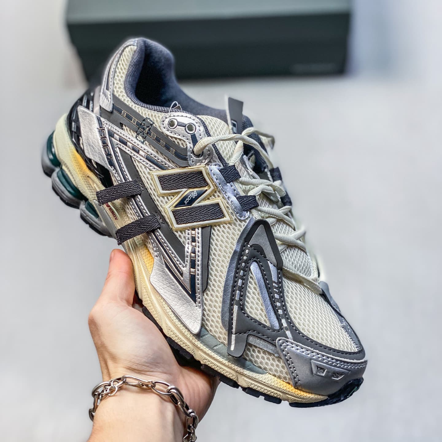Putian Original Quality, Cross-border NB Retro Running Mesh Respirant Chaussures de Sport Décontractées, Mode et Polyvalentes