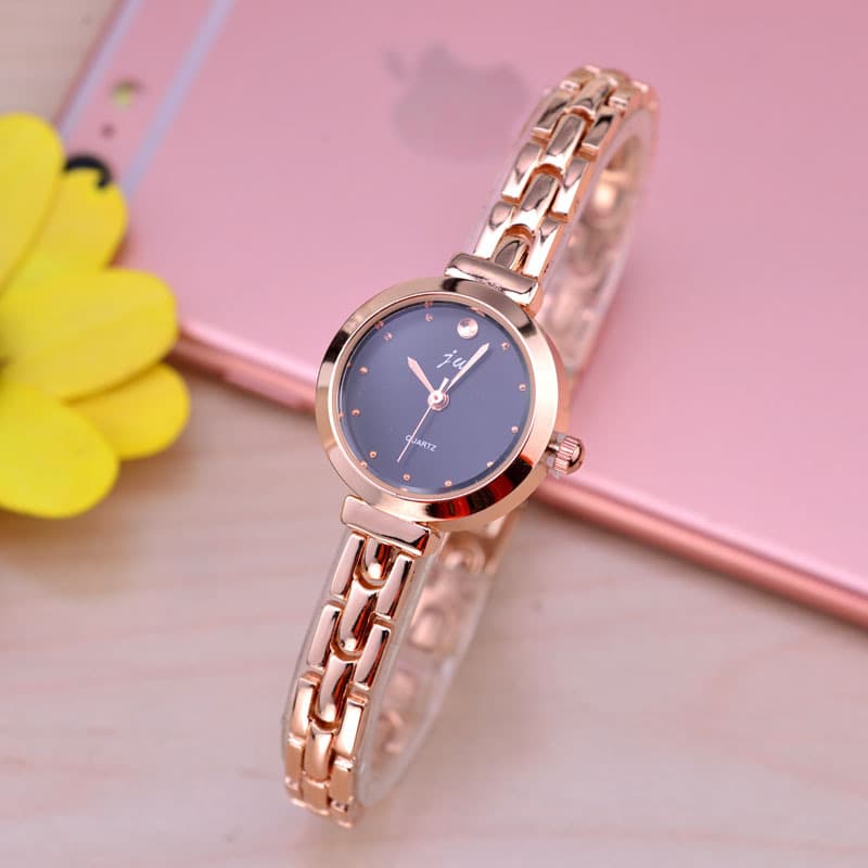 Small and Fresh Academy Style Korean Edition Simple Rose Gold Women's Student Quartz Fashion Bracelet Watch