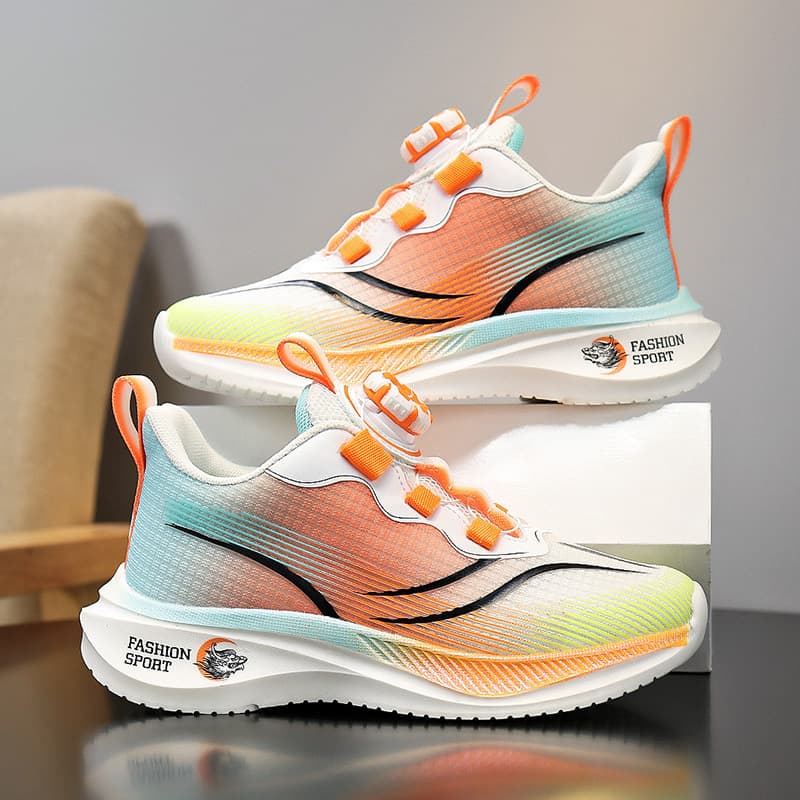 Mother & Kids Children's Running Shoes Girls New Mesh Breathable Sports Shoes Boys Wear Resistant Non Slip Sports Shoes