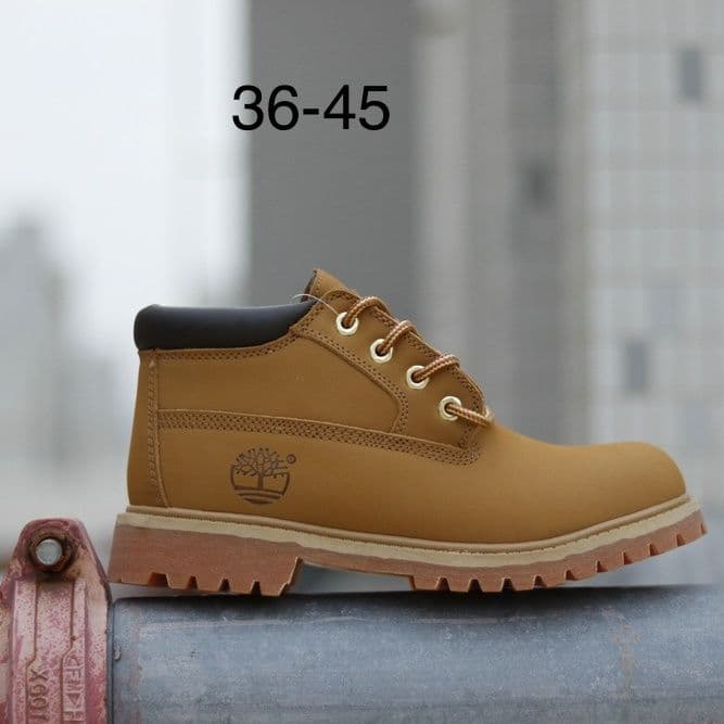 Martin Student, version coréenne, chaussures d'hiver hautes à semelles épaisses, grandes chaussures de travail jaunes et chaudes pour la neige B,
