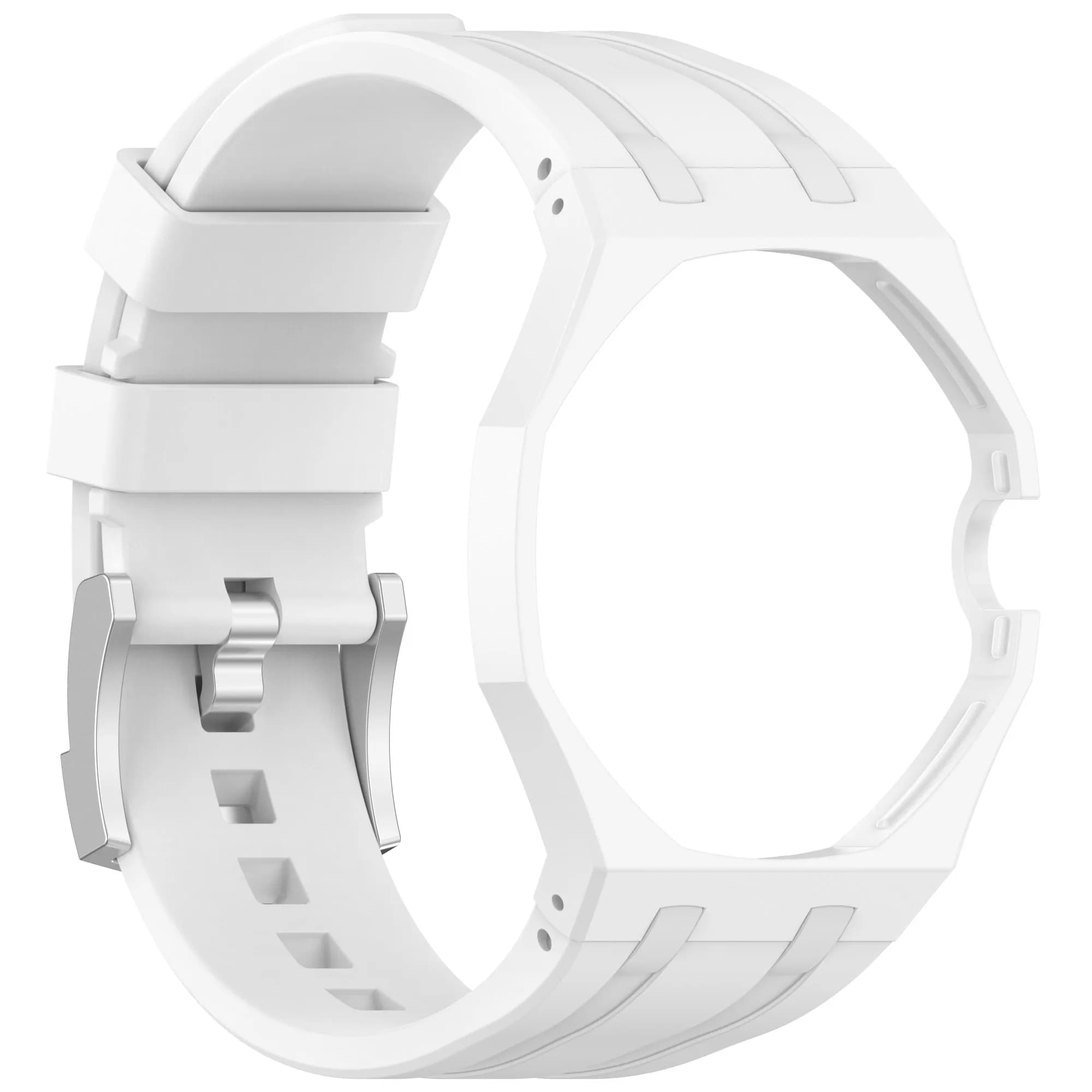 Étui en polycarbonate + bracelet en silicone pour montre de poche Swatch X AP Royal Pop transformable en montre-bracelet - Accessoires de modificati