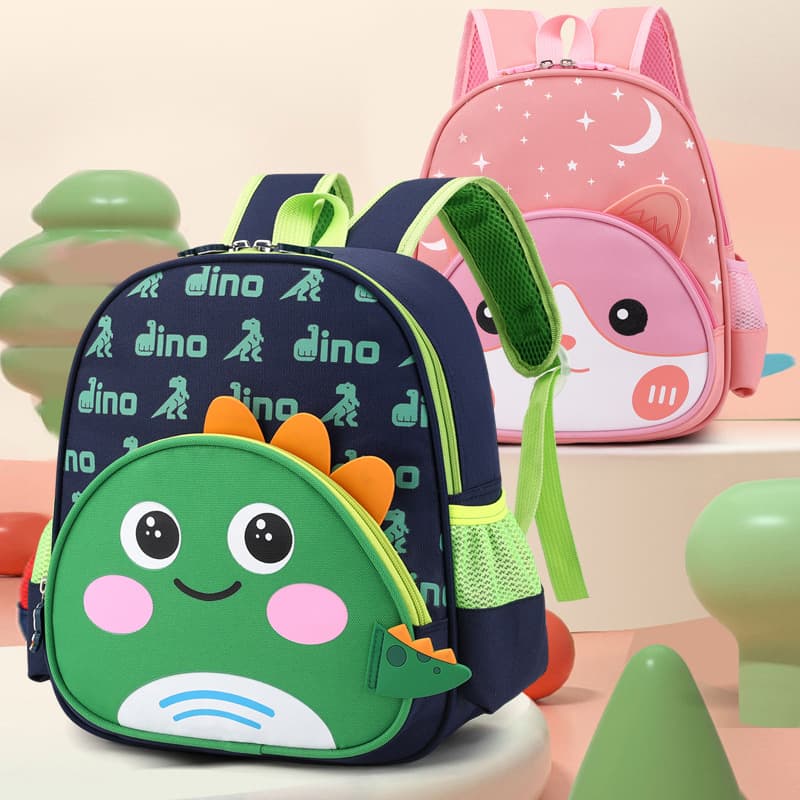 Years Old Lightweight Children's Backpack Kindergarten Ear Backpack Cute Cartoon Boys and Girls Backpack