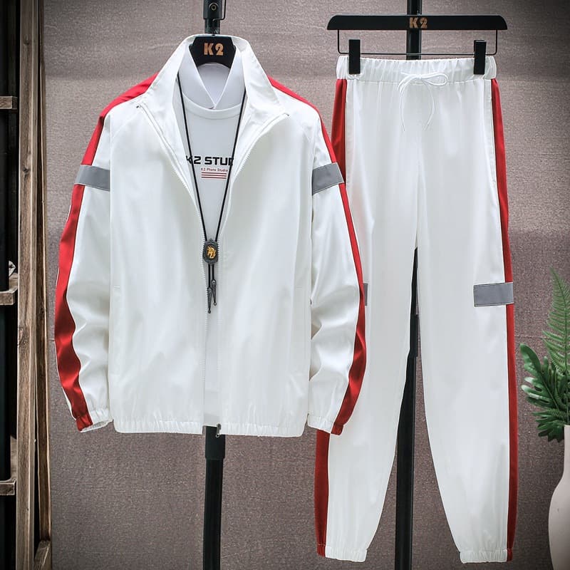Man's clothing Men's casual suit trend fashion cardigan 3M reflective coat tooling male wholesale