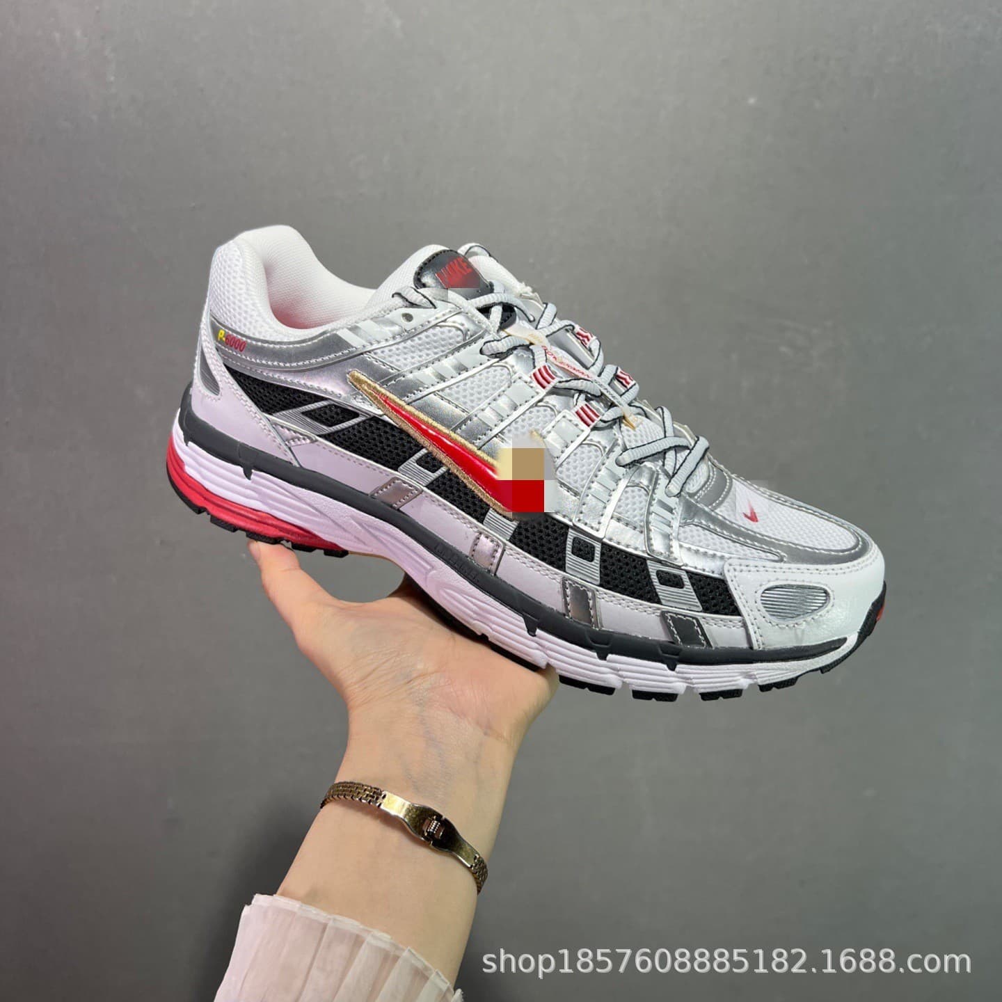 Chaussures de sport unisexes P6000 de haute qualité, style papa, en maille respirante, pour couples, style rétro running.