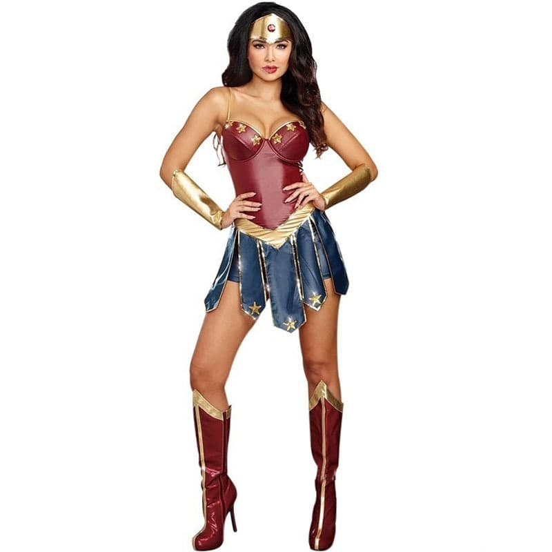 Women's clothing S-3XL Halloween Wonder Woman Costume Cosplay Cosplay League of Legends Gladiator Uniform