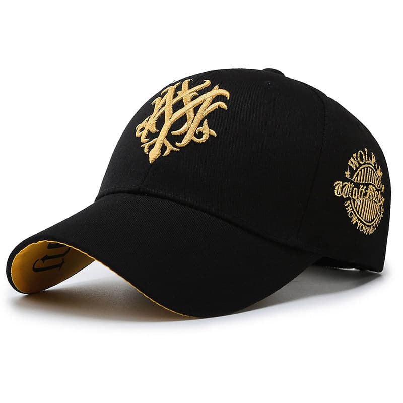 Hat Men's Four Seasons Embroidered Letter Baseball Hat Sunshade Sunscreen Sports Duck Tongue Hat Fashion Adult Cotton Hat