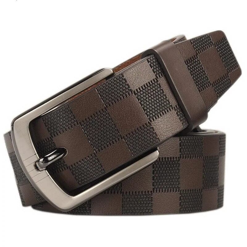 New Hot Selling Classic Business Needle Buckle Soft Cowhide Men's Leather Belt