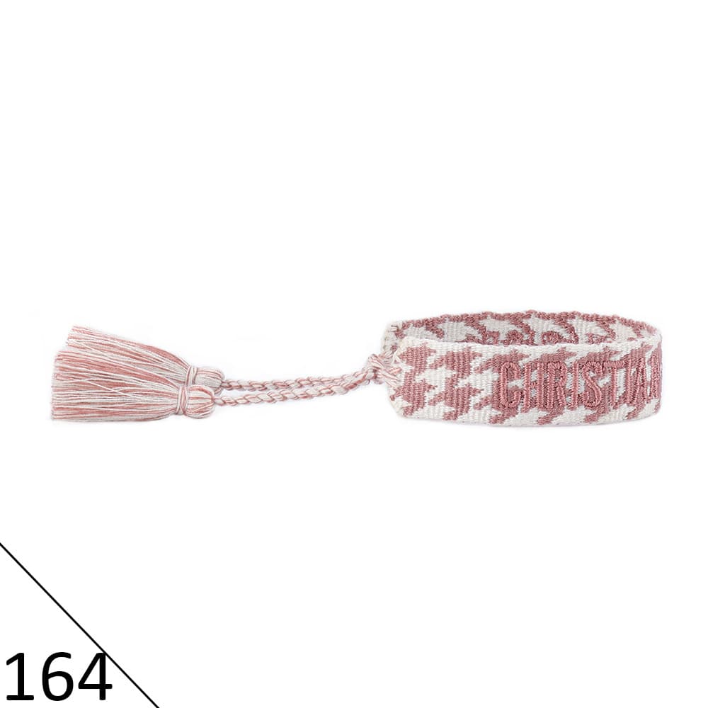 Bracelet unisexe tendance avec lettres tressées