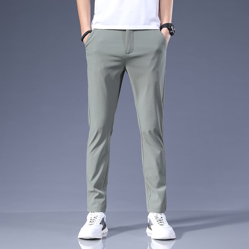 ​​Men's Stretch Straight Leg Pants - Breathable, Versatile & Comfortable Casual Trousers For Everyday Wear​​