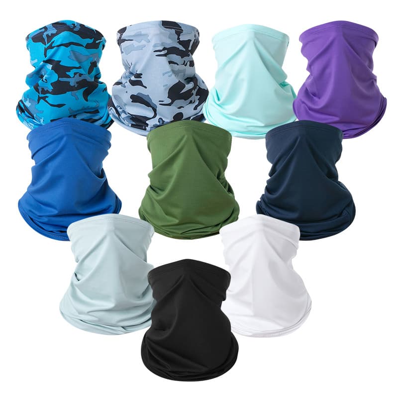 Cycling Face Mask Summer Outdoor Cycling Mask Milk Silk Sunscreen Scarf Multifunctional Magic Headscarf Neck Protection Collar