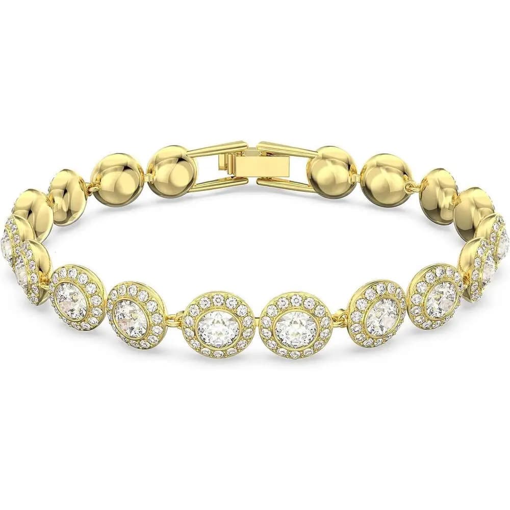 Angel Fashion Designer Bracelet, Crystal Mosan Dia Jewelry Series Rose Gold Finish