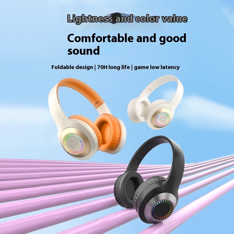 New Bluetooth Headphones, Private Model, Noise Reduction, Mobile Phone, Wireless Music, Game Gifts, Earphones, Universal