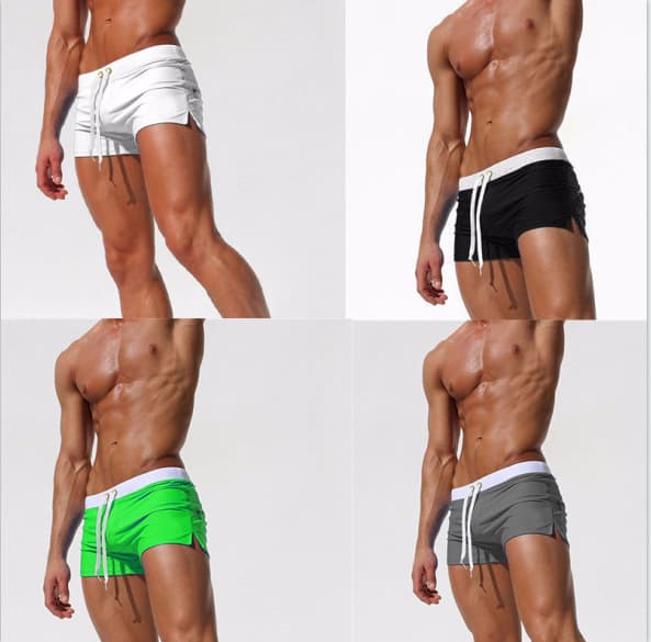 Men's Clothing [SportGuard] Men's Compression Shorts - Anti-Chafe Quick-Dry | Lace-Up Athletic Base Layer