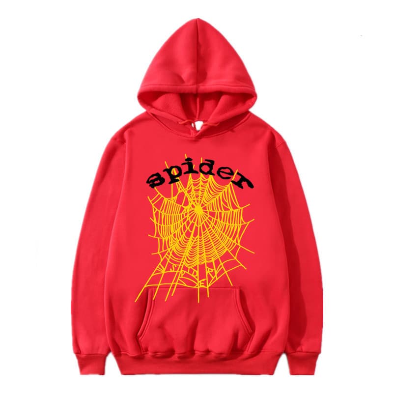 Sweat à capuche et pantalon de survêtement imprimé automne/hiver de la série Spider 555