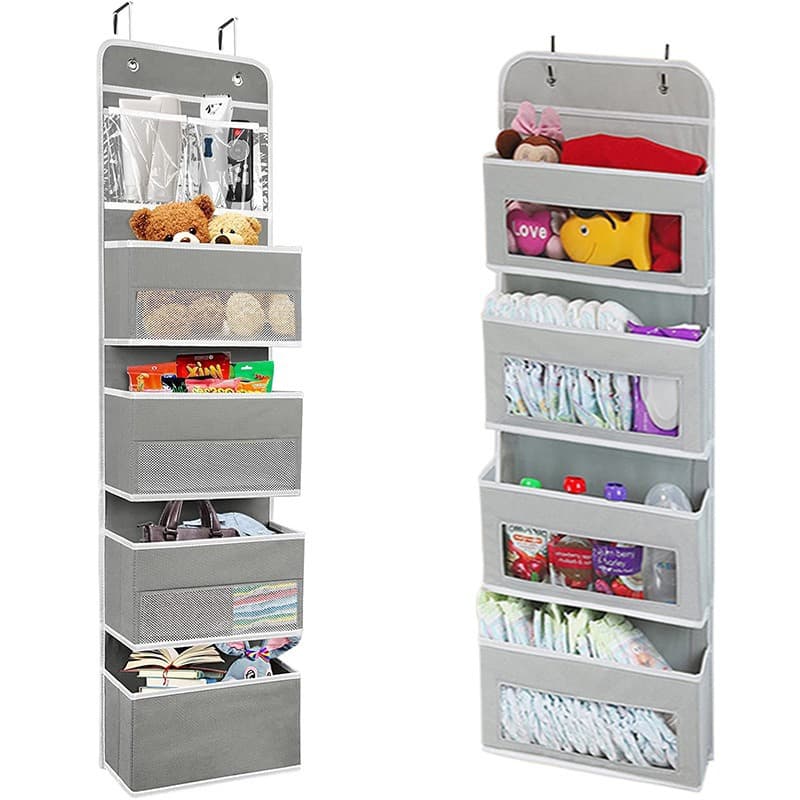 Fabric Home Storage Hanging Bag Clothing Storage Bag Wardrobe Dormitory Storage Wall Door Hanging Storage Bag