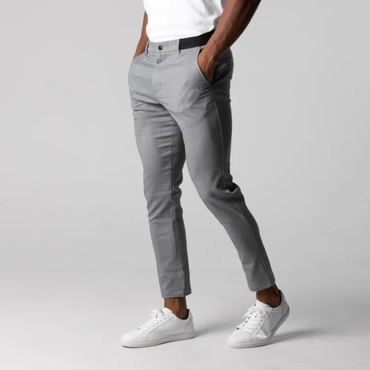 Men's Clothing Casual Pants Youth Business All Match Cotton Trousers