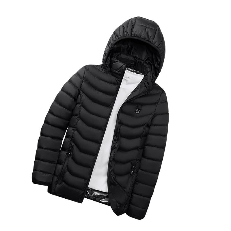 Men's Clothing District 249 Heated Cotton Clothes For Men And Women Intelligent Constant Temperature Heating Cotton Clothes Men's Hooded Jackets