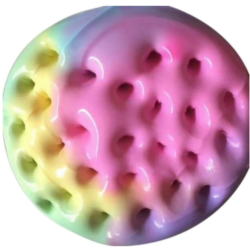 Fluffy Rainbow Slime Putty Mud Clay Plasticine Sludge Stress Relief Kids Toys