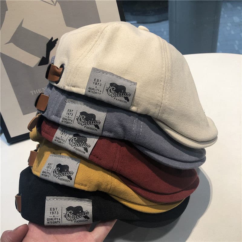Unisex Street trend backward duckbill hat lady Beret hat Hip hop forward hat man