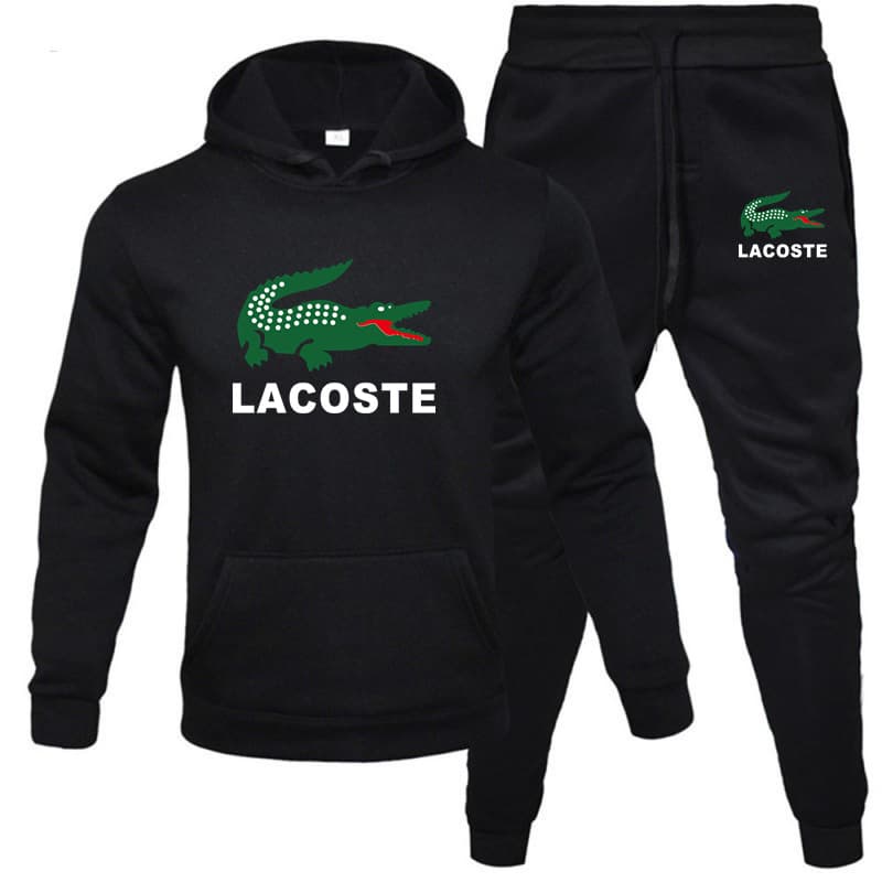 2024 Nouvel ensemble de sport imprimé pour hommes Mode sweat à capuche + pantalon de sport pour hommes Sweat à capuche deux pièces Ensemble de lo
