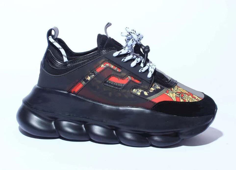 Chaussures de sport décontractées, chaîne de commerce extérieur transfrontalier, station européenne, chaussures de papa rétro, semelle épaisse