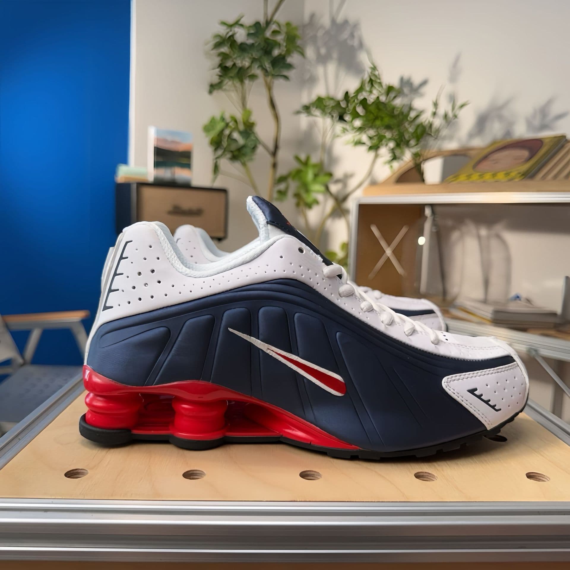 Chaussures de course unisexes SHOX R4 Neymar Collaboration, pointures 36 à 45, pour hommes et femmes, avec coussin d'air coloré.