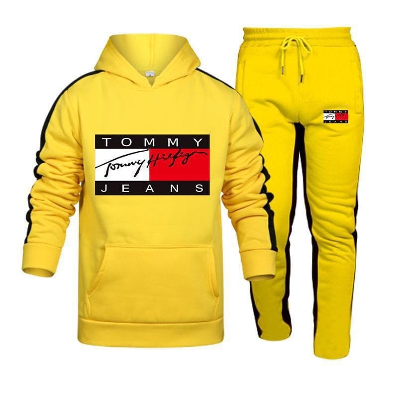 Ensemble 2 pièces de pull à capuche pour hommes, costume de sport décontracté imprimé, souhait transfrontalier européen et américain d'automne