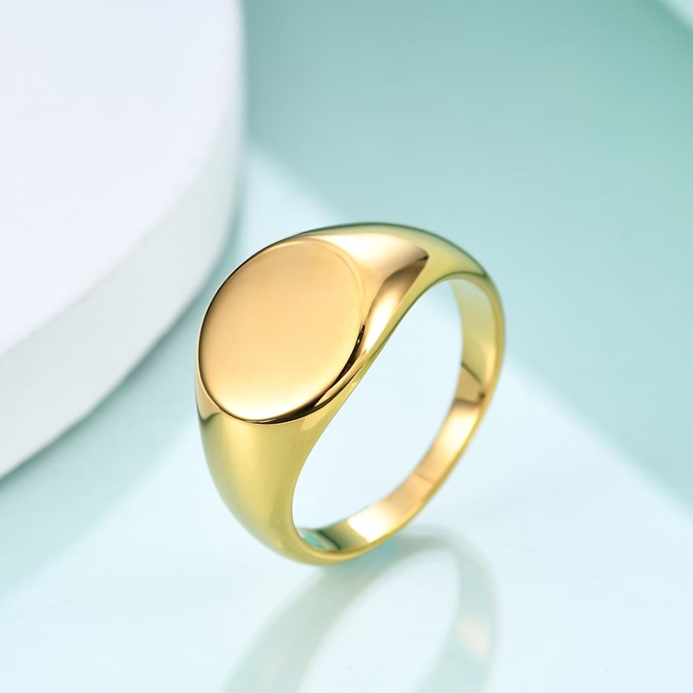 Designer style fashionable glossy ring, simple and personalized ring, versatile ring for couples