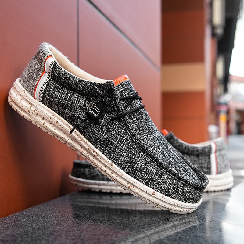Unbeatable Quality Large One Foot Pedal Loafers, Lightweight Breathable Canvas Shoes, Size 48, Lazy And Loose Casual Shoes