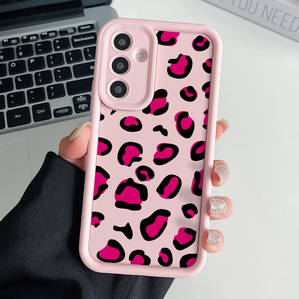 Leopard Print Soft Case For Samsung S25 S24 FE S23 S22 S21 Plus Ultra S20 FE A31 21s 12 06 50 11 05S Matte TPU Phone Cover