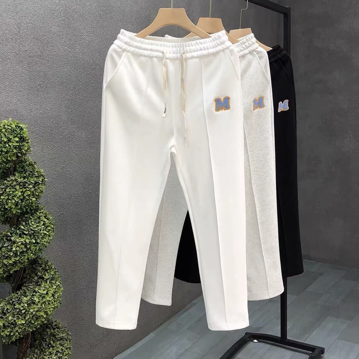 Men's Straight Leg Lounge Pants – Lightweight Polyester With Draped Hem (M-3XL) | Wrinkle-Free & Breathable For Casual Comfort​