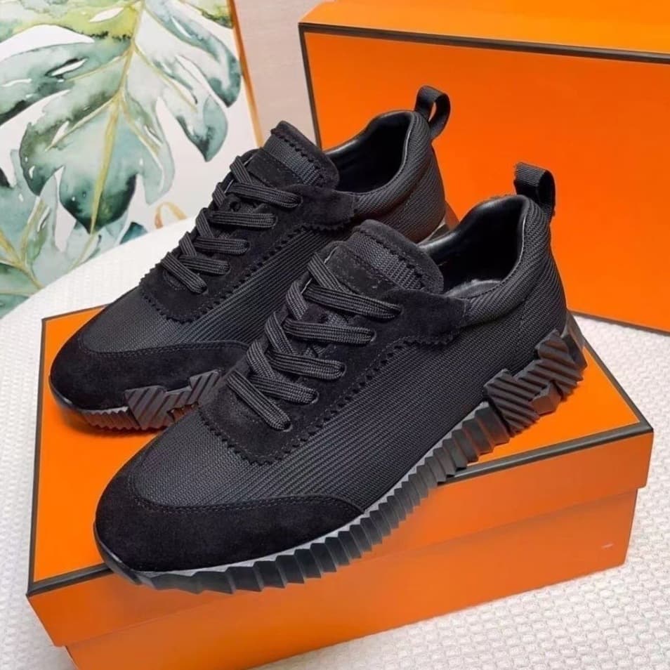 Chaussures tendance pour couples de la marque H, baskets décontractées confortables et polyvalentes en cuir véritable respirant et en maille,