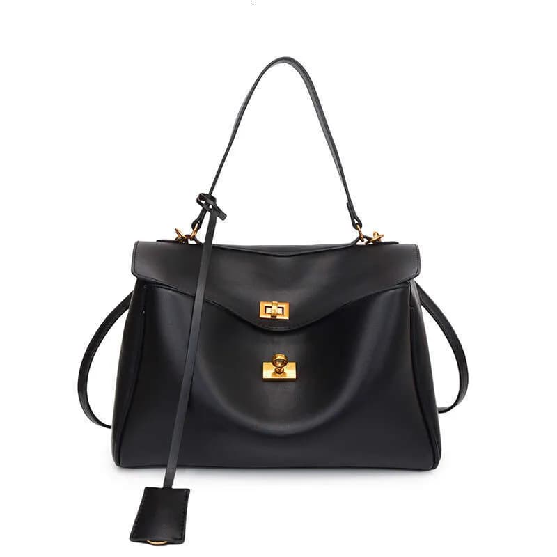 Simple Handbag For Women PU Leather Shoulder Fashion Big Handle Designer Crossbody Bag Daily Lady Shopping Hand Pouch