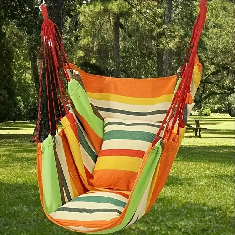 Hanging Hammocks, Swings, Rocking Chairs, And Cross Legged Artistic Chairs For Lazy People In Student Dormitories