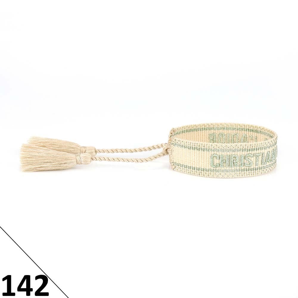 Bracelet unisexe tendance avec lettres tressées
