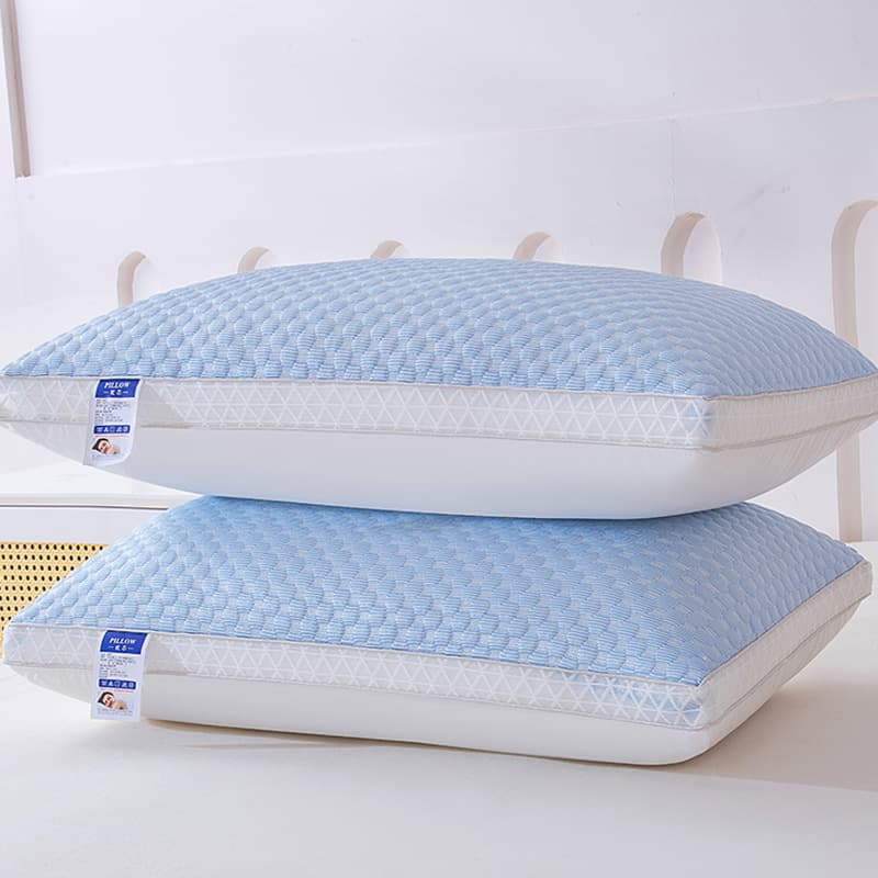Knitted Soft Pillows For Sleeping, Support Bed Pillows, Fluffy Down Alternative Pillow 1PC
