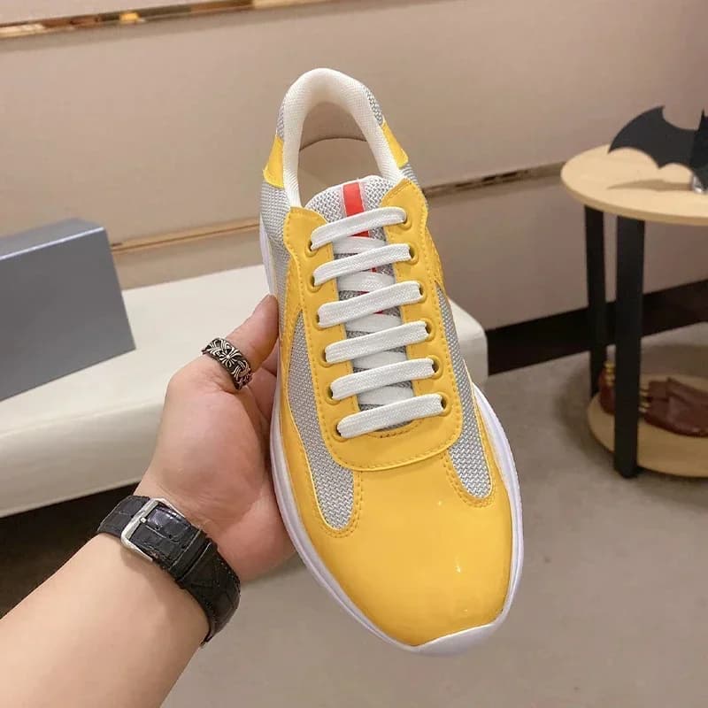 Nouvelles chaussures décontractées, haut de gamme et élégantes, cuir de vachette italien importé, chaussures de sport à la mode et belles dans