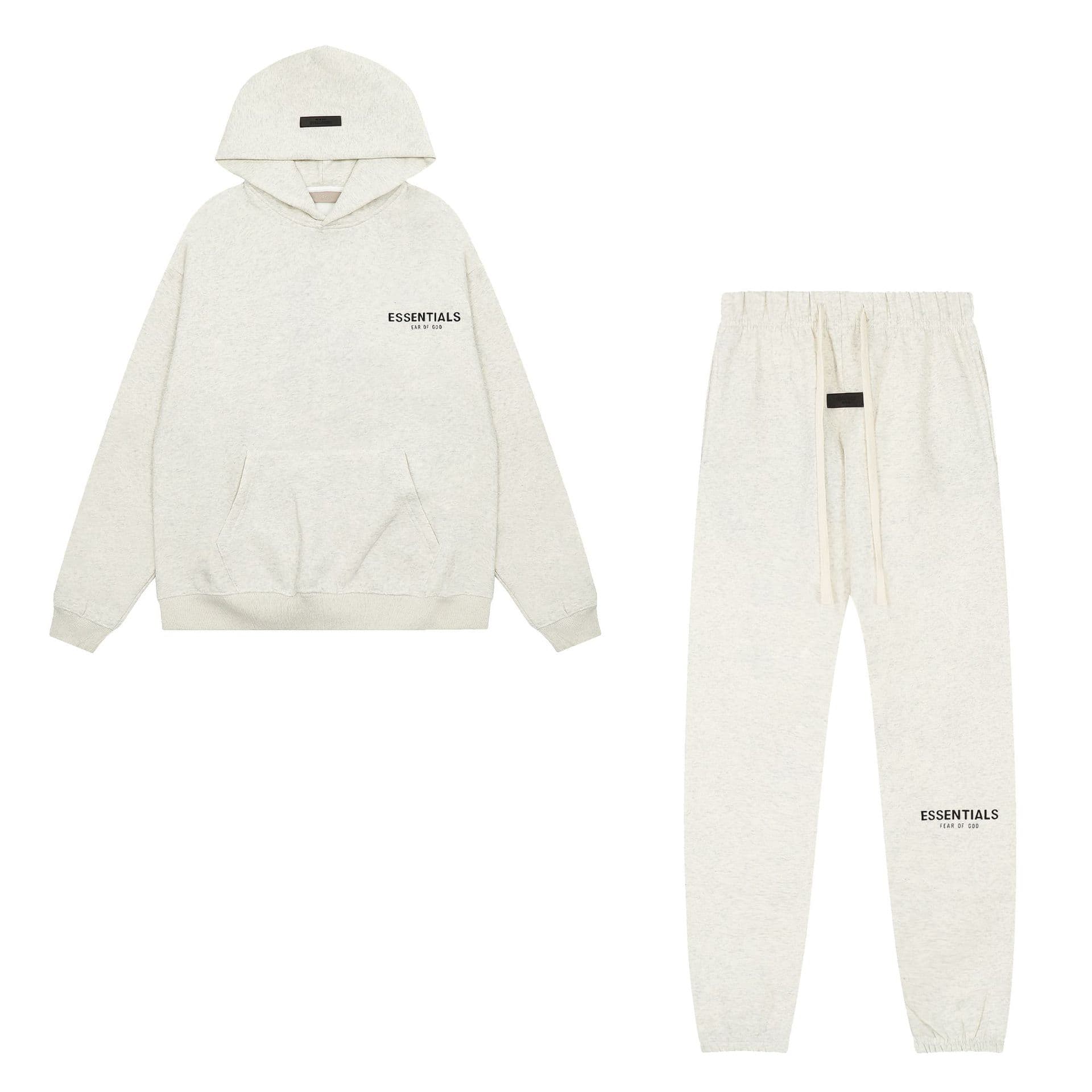 Sweat à capuche noir à lettres floquées FOG Double ESSENTIALS, collection printemps-été 2022, nouvelle marque tendance, vente flash transfrontal