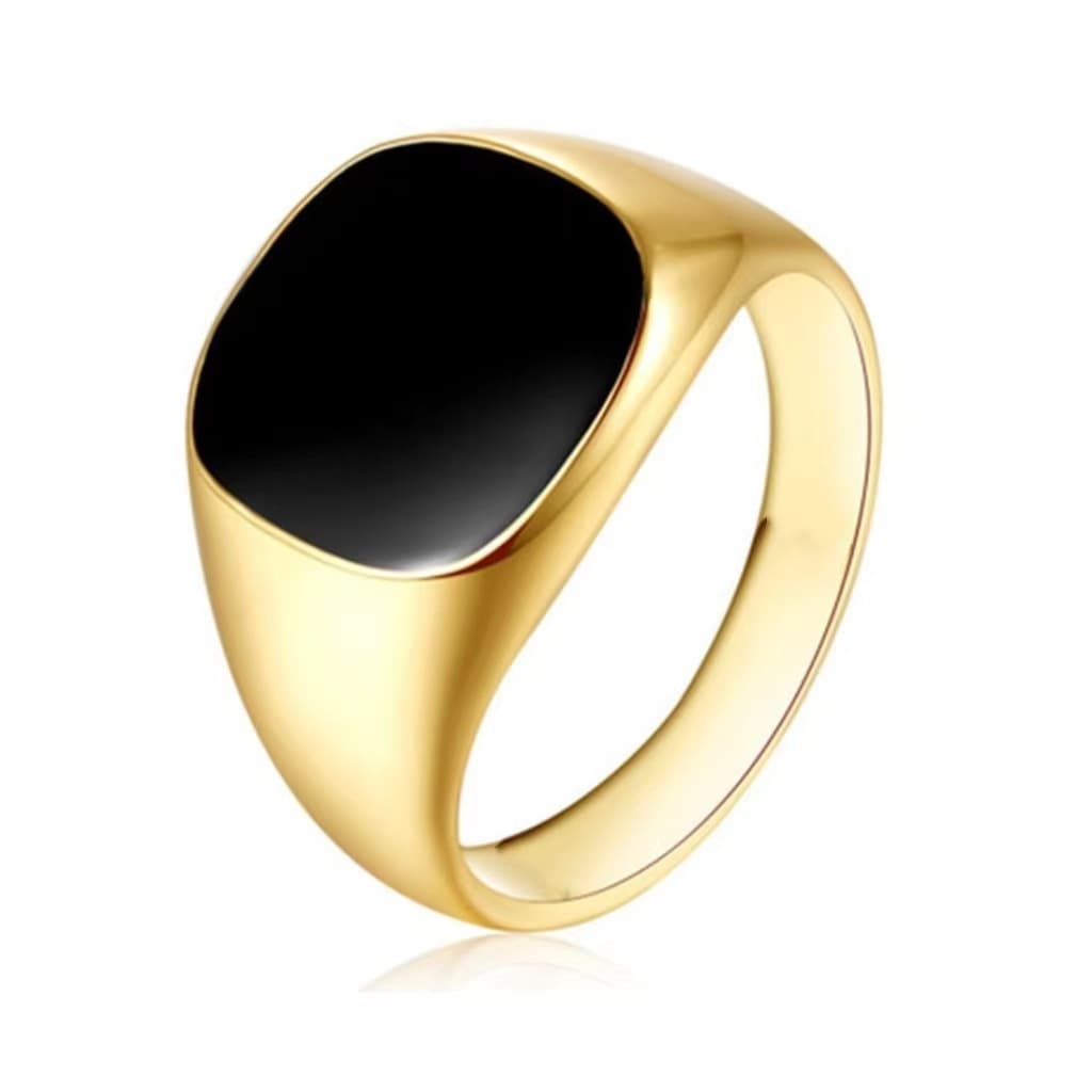 New personalized ring round square oil dripping ring popular jewelry
