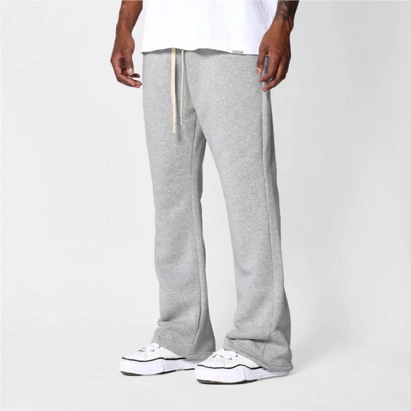 Men's Clothing Wide Leg Pants Sweatpants Loose Sports Solid Color Versatile Casual Sweatpants
