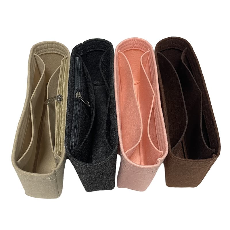 Bag Inserts Felt Cosmetic Bag, Felt Storage Bag, Large-capacity Inner Liner Bag, Felt Bag, Multi-functional Storage Bag