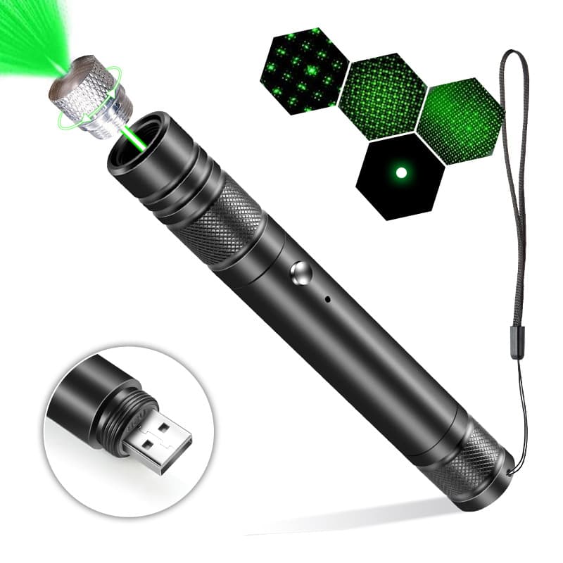 710 Remote Green Laser Pointer Pen Single Point Laser Whip Security Self Defense Sales Item