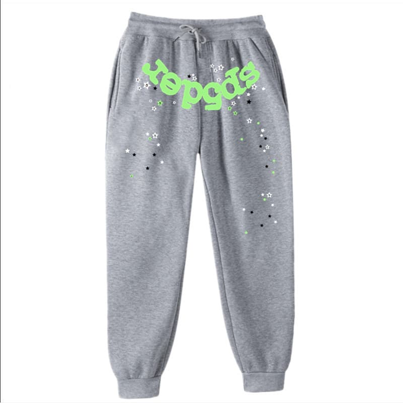 Sweat à capuche et pantalon de survêtement imprimé automne/hiver de la série Spider 555